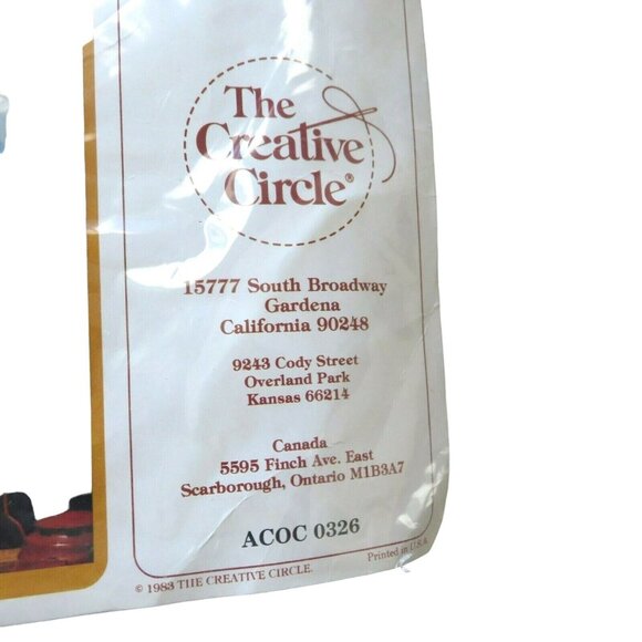 The Creative Circle SANDPIPERS 0326 Embroidery Kit Vintage 1983 New Old Stock - Picture 4 of 8